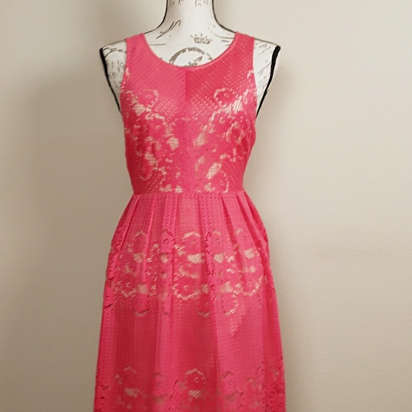 FREE PEOPLE CHERRY ROCCO LACE DRESS - Picture 3 of 8